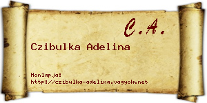 Czibulka Adelina névjegykártya